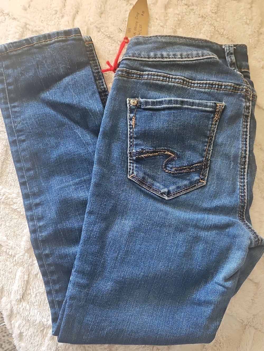 Silver Suki Skinny Crop Jeans